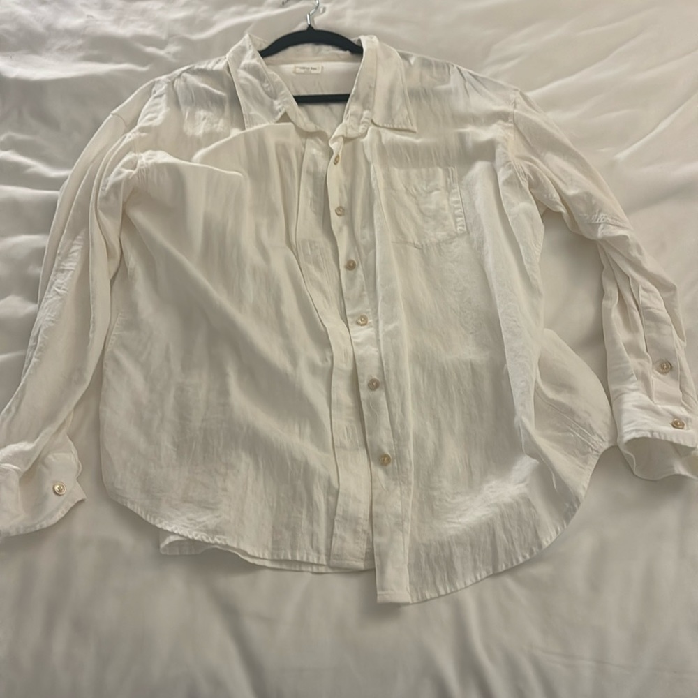 Aritizia Wilfred Free White Button Up - image 1